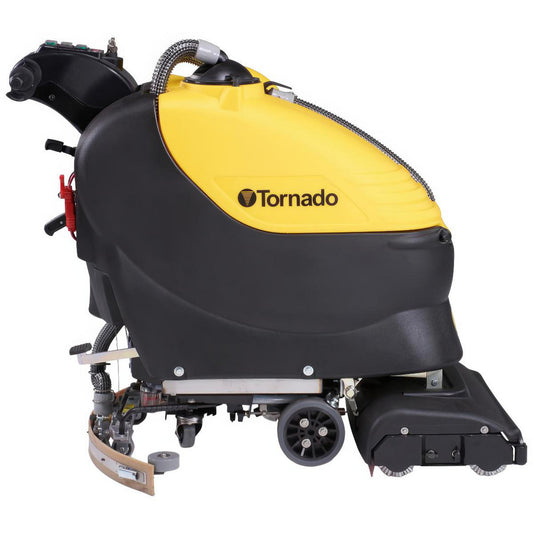 Floor Buffers, Polishers & Scrubbers: Product Type: Floor Scrubber, Cylindrical Scrubber, Walk-Behind; Power Source: Battery; Cleaning Width: 18 in