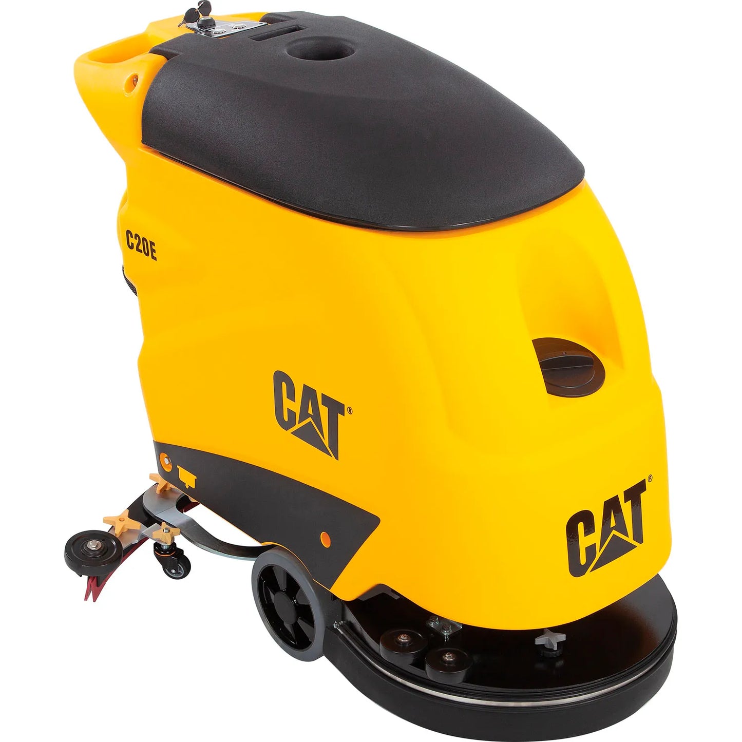 Cat® C20E Electric Walk-Behind Corded Auto Floor Machine Scrubber, 20" Cleaning Path