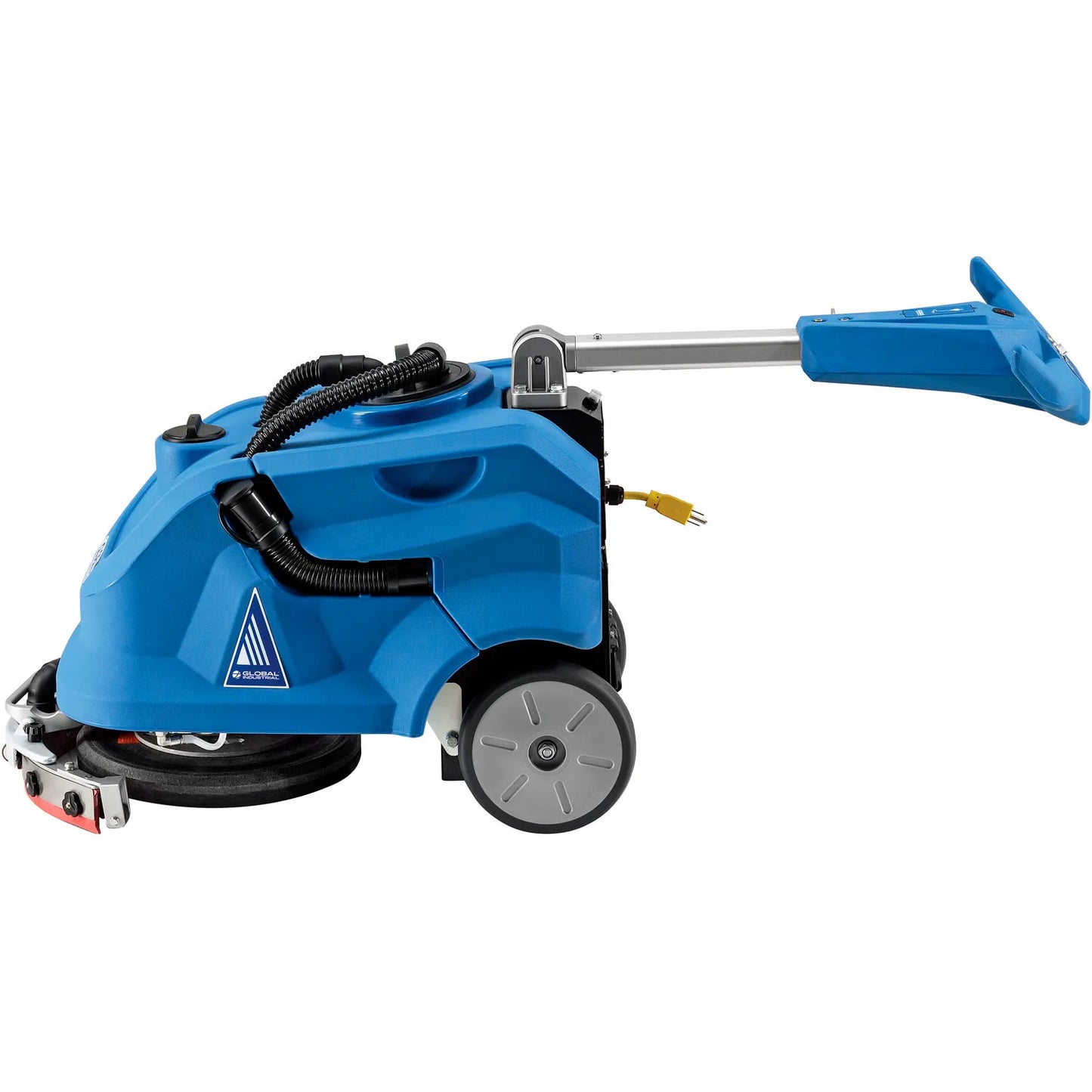 Global Industrial™ Electric Walk-Behind Corded Auto Floor Scrubber, 13" Cleaning Path