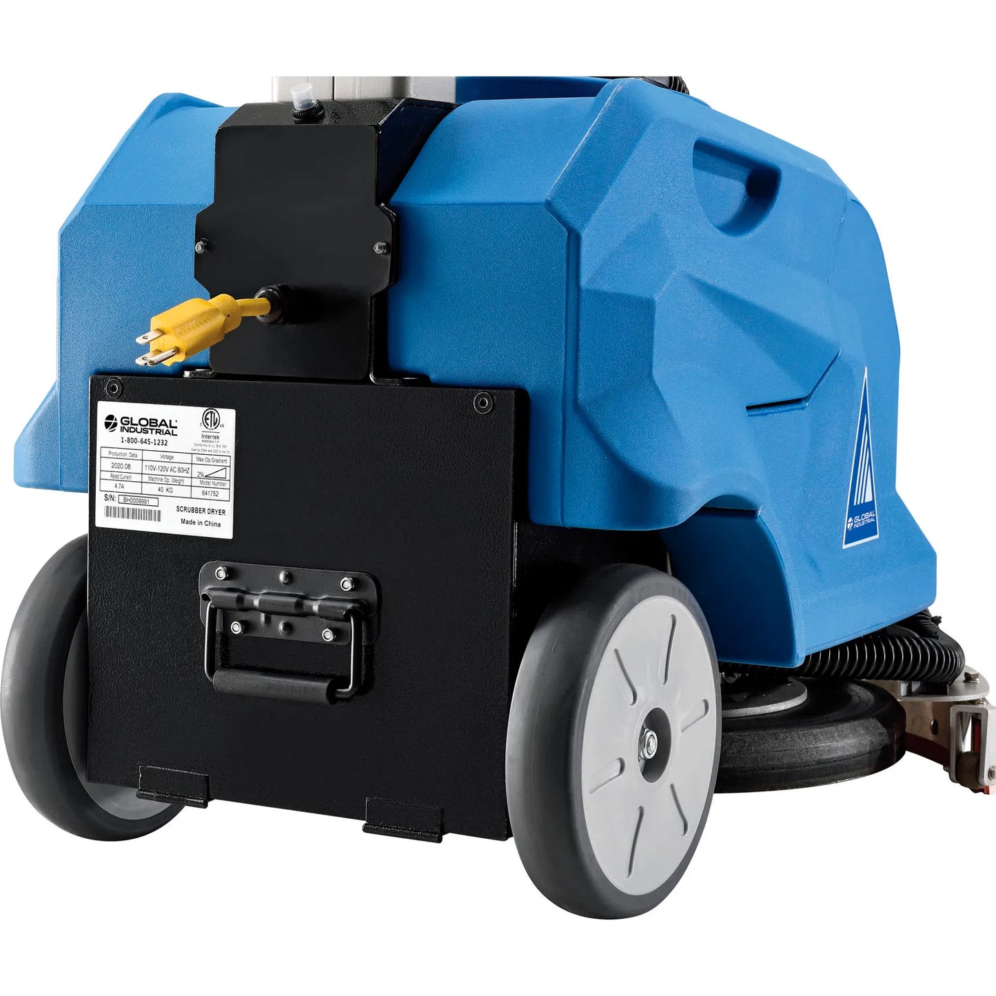 Global Industrial™ Electric Walk-Behind Corded Auto Floor Scrubber, 13" Cleaning Path
