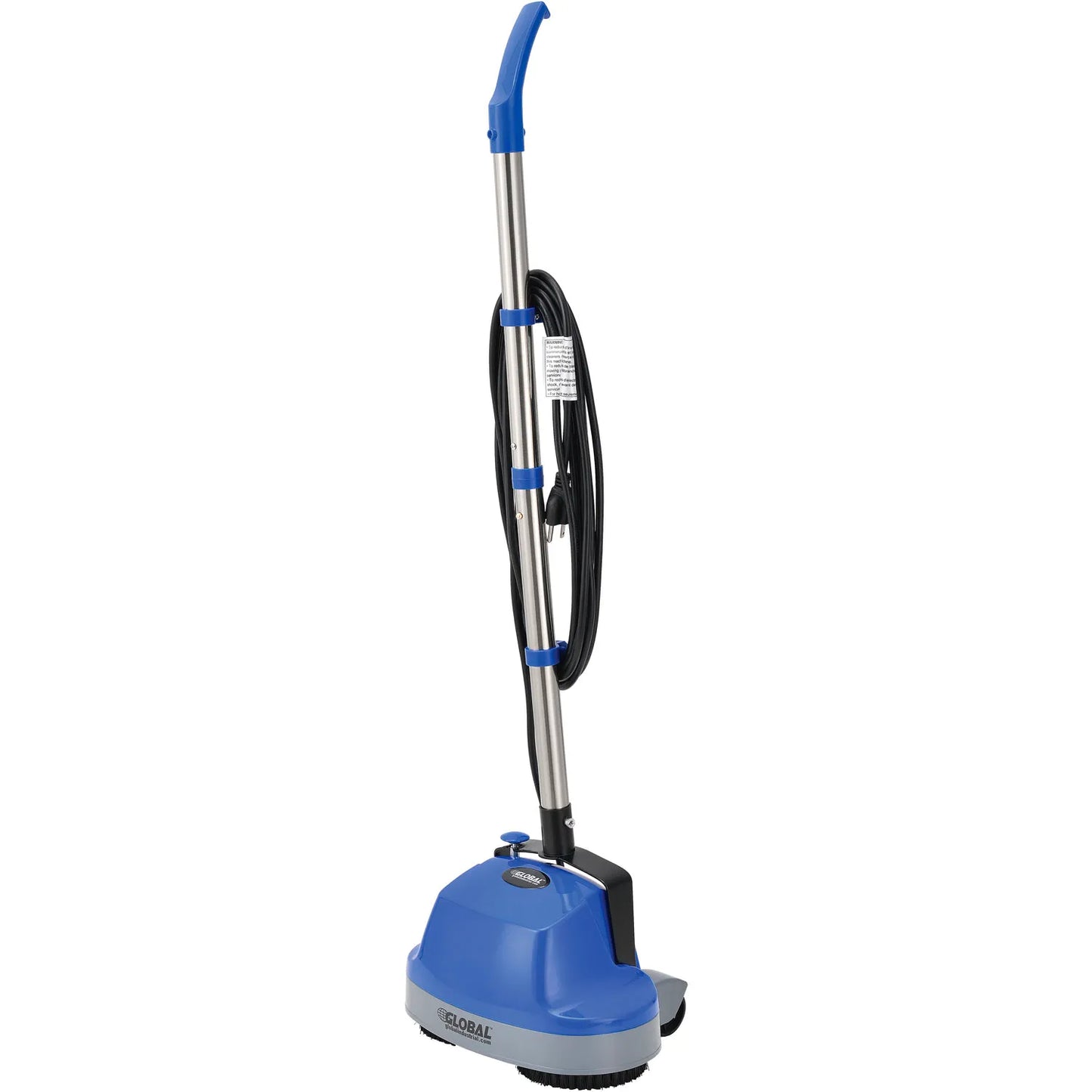 Global Industrial™ Mini Floor Scrubber With Floor Pads, 11" Cleaning Path
