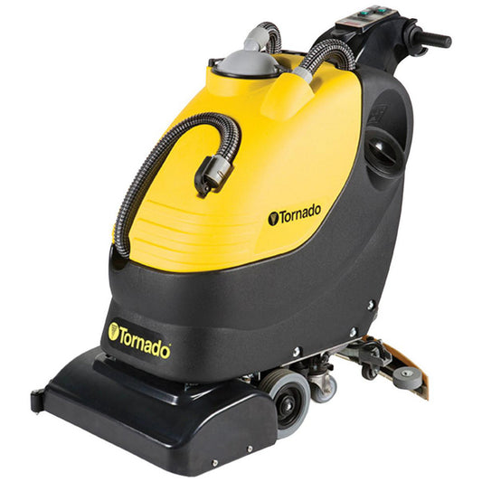 Floor Buffers, Polishers & Scrubbers: Product Type: Floor Scrubber, Cylindrical Scrubber, Walk-Behind; Power Source: Battery; Cleaning Width: 18 in