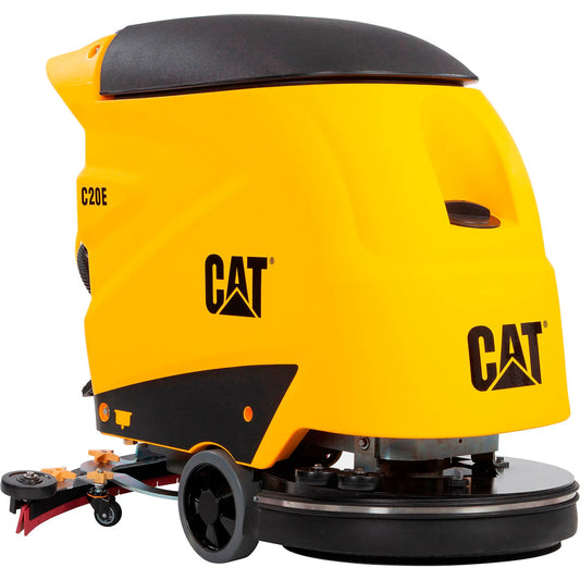 Cat® C20E Electric Walk-Behind Corded Auto Floor Machine Scrubber, 20" Cleaning Path