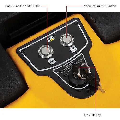 Cat® C20E Electric Walk-Behind Corded Auto Floor Machine Scrubber, 20" Cleaning Path