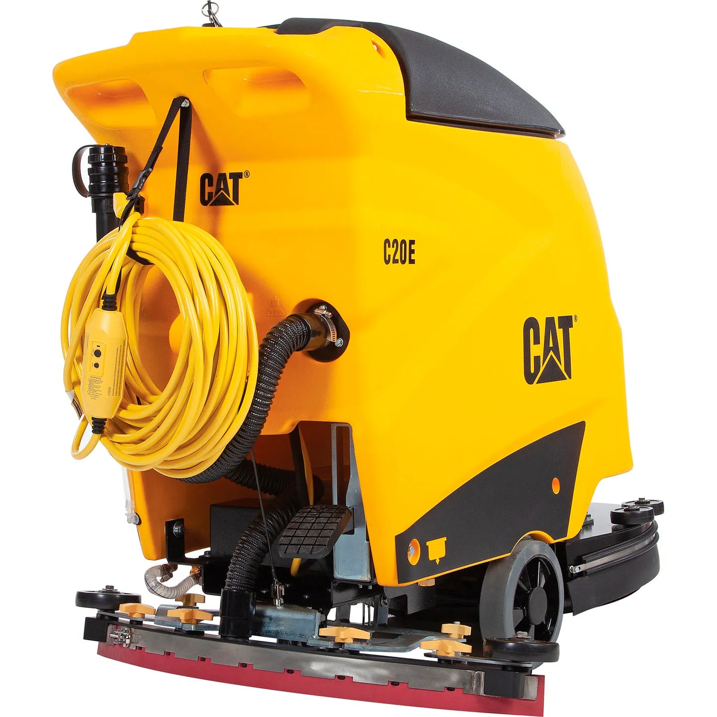 Cat® C20E Electric Walk-Behind Corded Auto Floor Machine Scrubber, 20" Cleaning Path