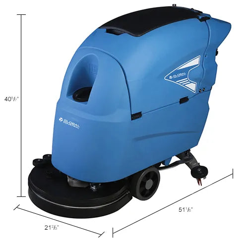 Global Industrial™ Auto Floor Machine Scrubber With Traction Drive, 20" Cleaning Path