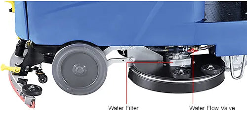 Global Industrial™ Auto Ride-On Floor Machine Scrubber, 40" Cleaning Path