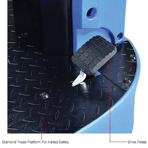 Global Industrial™ Auto Ride-On Floor Machine Scrubber, 40" Cleaning Path
