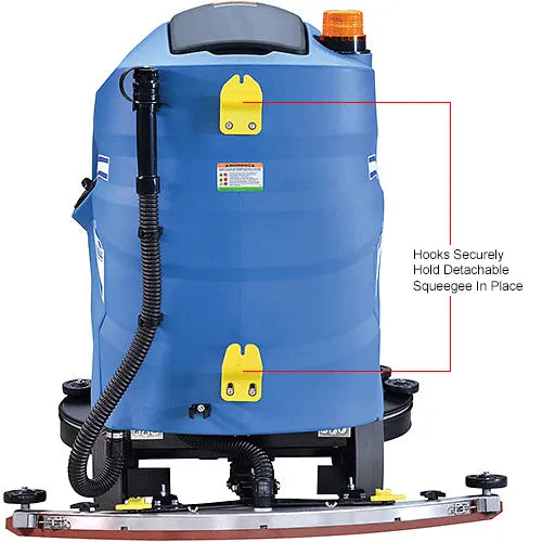 Global Industrial™ Auto Ride-On Floor Machine Scrubber, 40" Cleaning Path