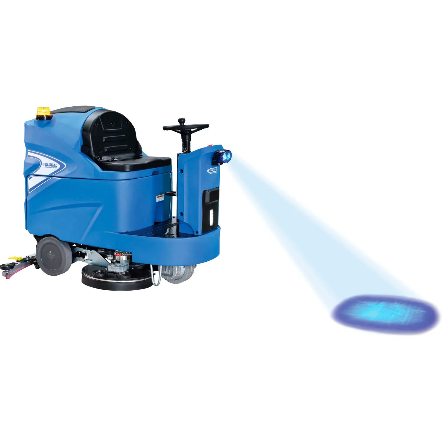 Global Industrial™ Auto Ride-On Floor Machine Scrubber, 40" Cleaning Path