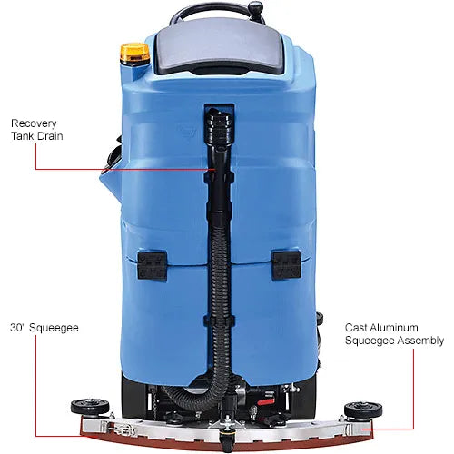 Global Industrial™ Auto Ride-On Floor Scrubber, 22" Cleaning Path