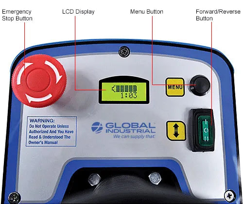 Global Industrial™ Auto Ride-On Floor Scrubber, 22" Cleaning Path