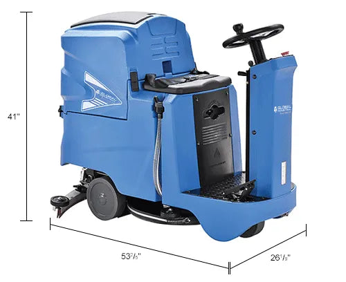 Global Industrial™ Auto Ride-On Floor Scrubber, 22" Cleaning Path