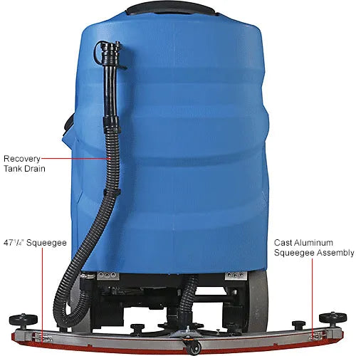 Global Industrial™ Auto Ride-On Floor Scrubber, 34" Cleaning Path