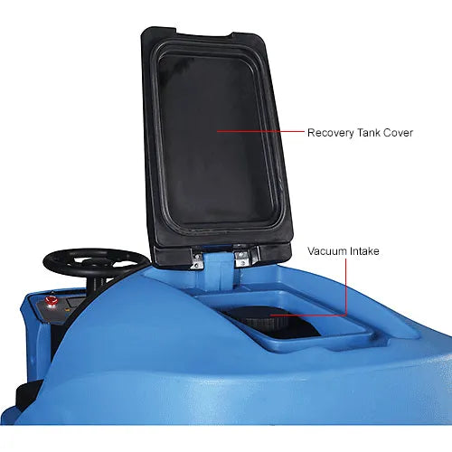 Global Industrial™ Auto Ride-On Floor Scrubber, 34" Cleaning Path