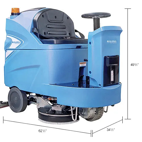 Global Industrial™ Auto Ride-On Floor Scrubber, 34" Cleaning Path