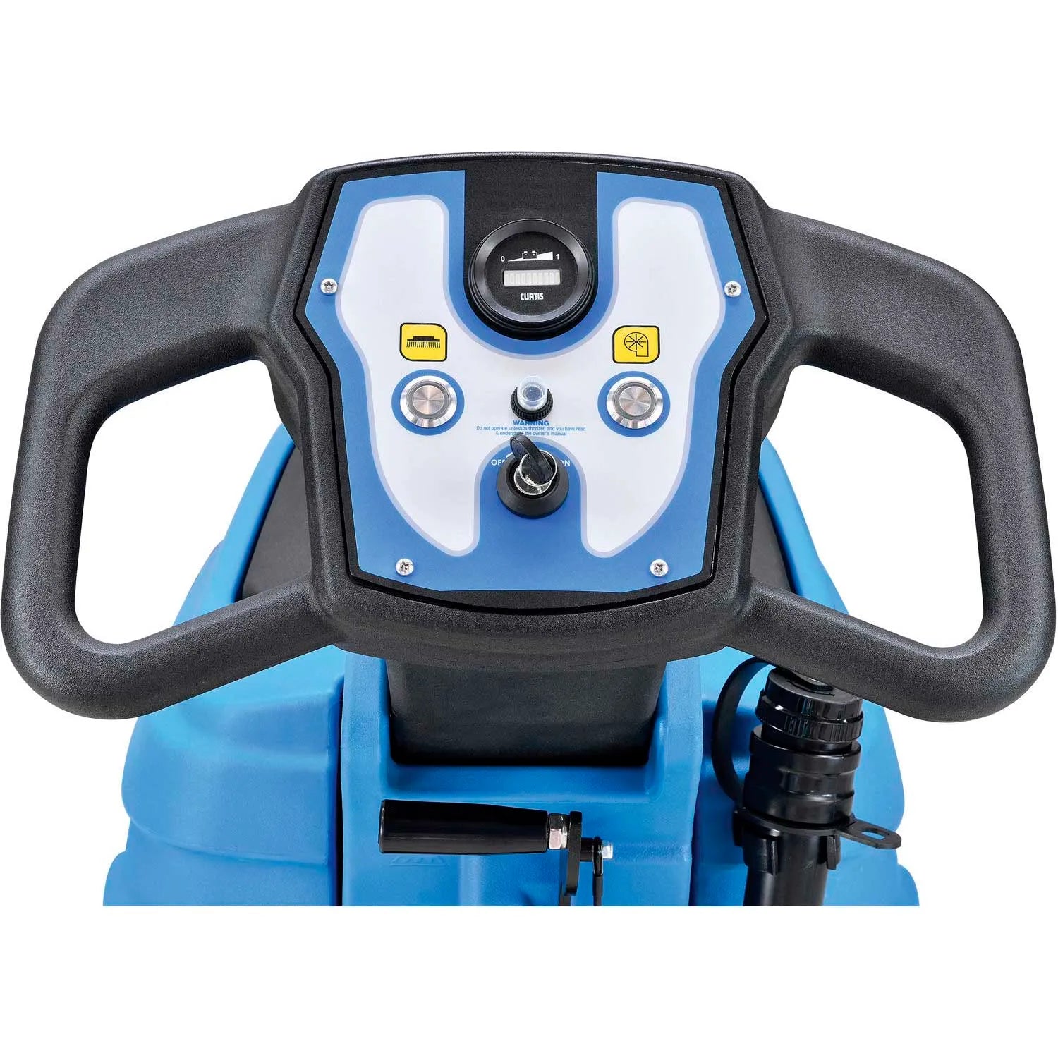 Global Industrial™ Auto Walk-Behind Floor Scrubber 17" Cleaning Path, Two 80 Amp Batteries