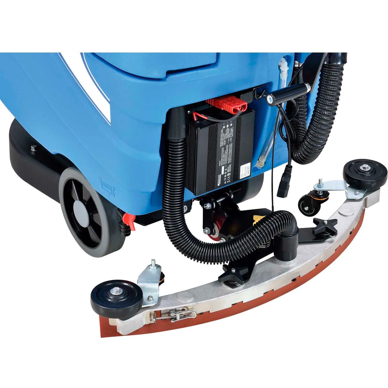 Global Industrial™ Auto Walk-Behind Floor Scrubber 17" Cleaning Path, Two 80 Amp Batteries