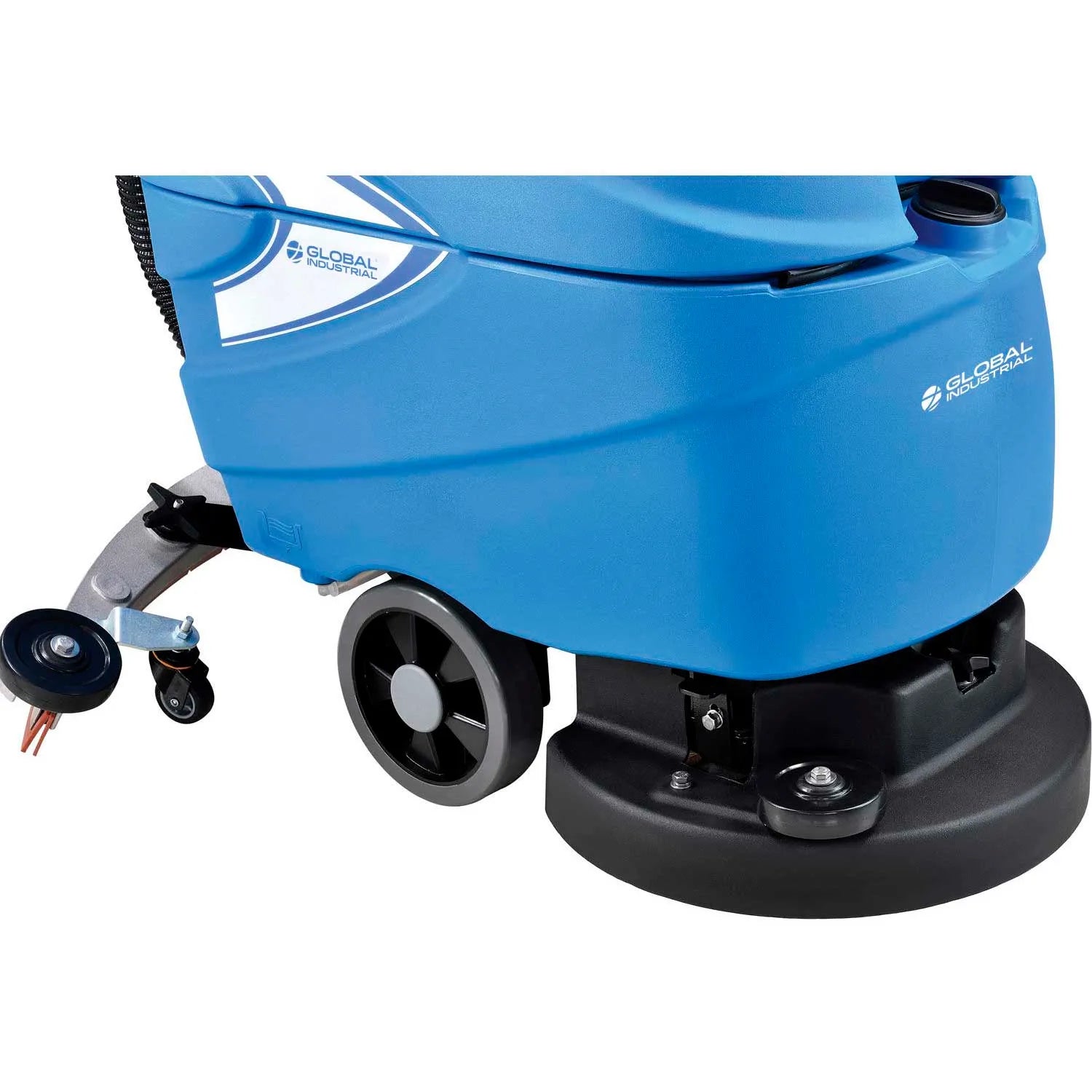 Global Industrial™ Auto Walk-Behind Floor Scrubber 17" Cleaning Path, Two 80 Amp Batteries