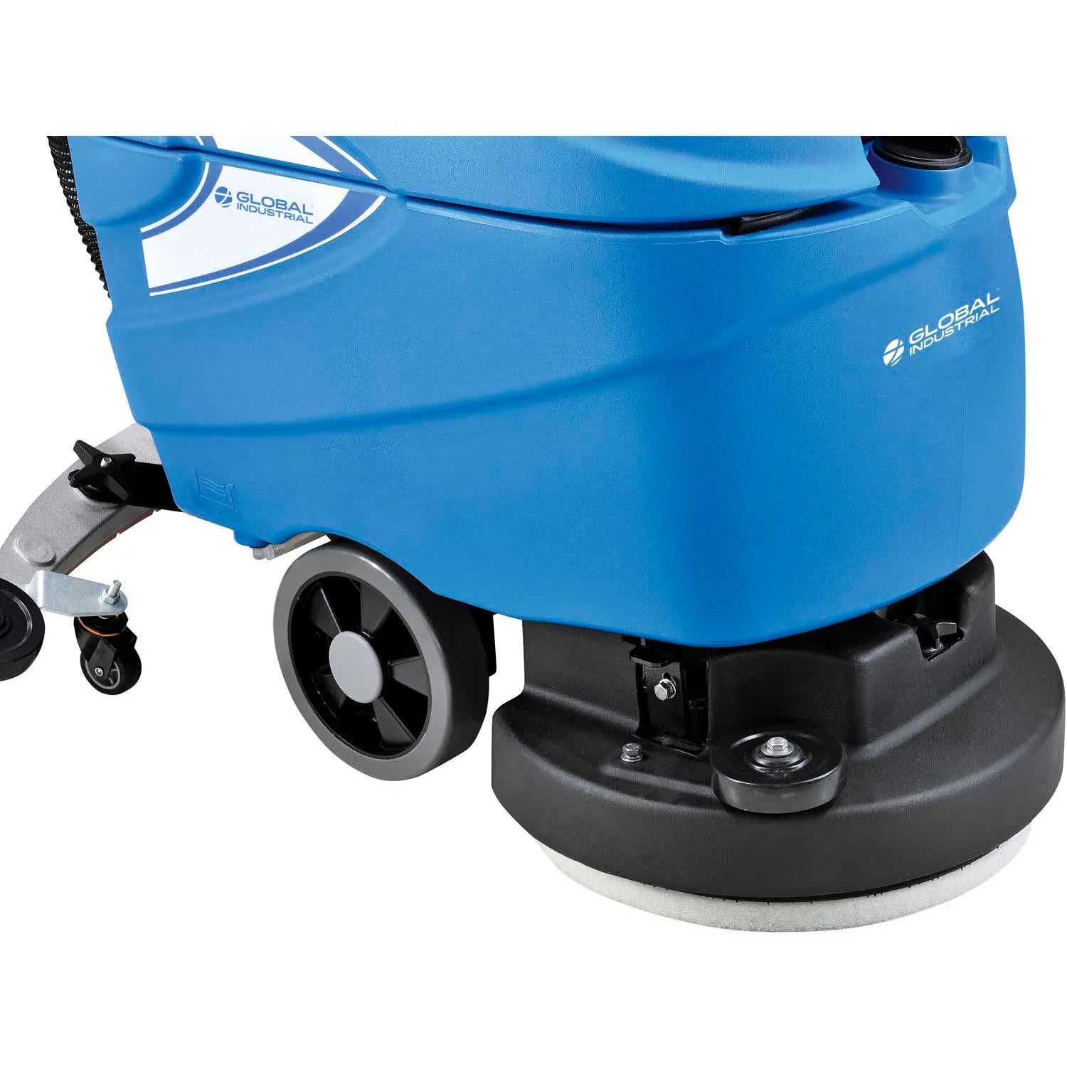 Global Industrial™ Auto Walk-Behind Floor Scrubber 17" Cleaning Path, Two 80 Amp Batteries