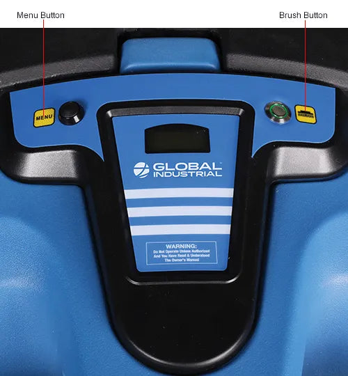 Global Industrial™ Auto Walk-Behind Floor Scrubber, 20" Cleaning Path