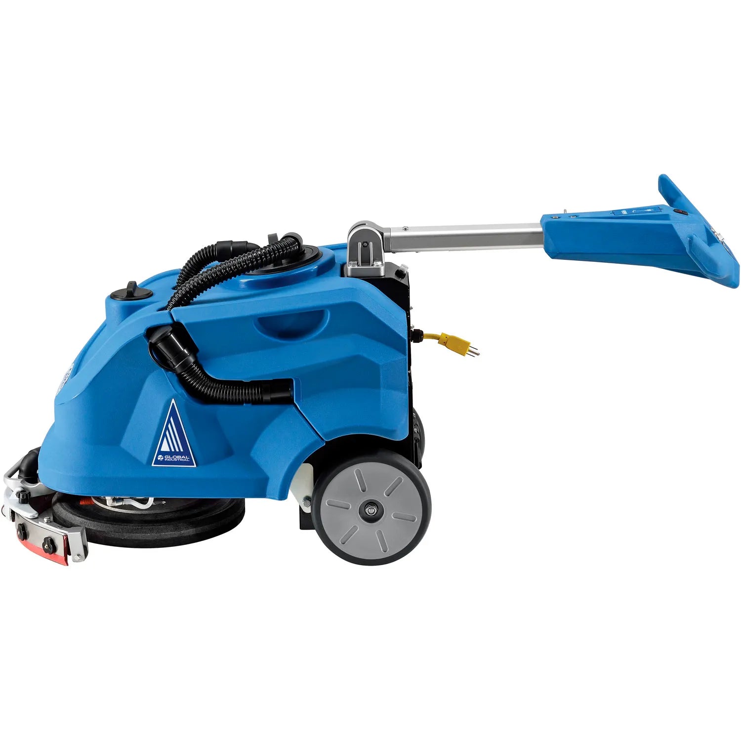 Global Industrial™ Electric Walk-Behind Corded Auto Floor Scrubber, 13" Cleaning Path
