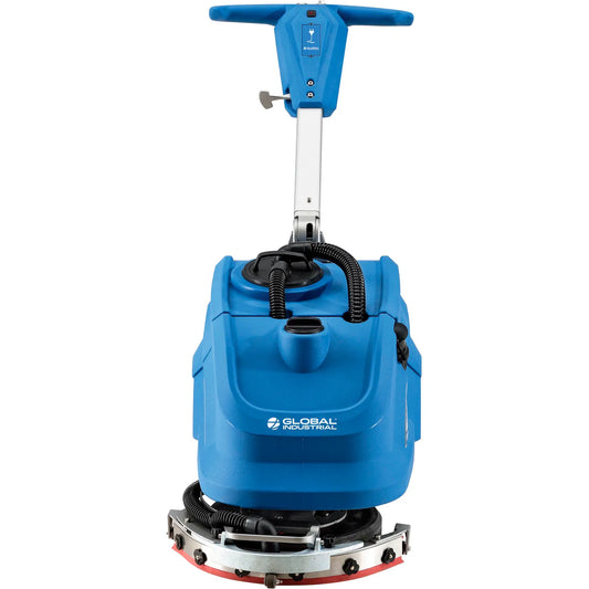 Global Industrial™ Electric Walk-Behind Corded Auto Floor Scrubber, 13" Cleaning Path