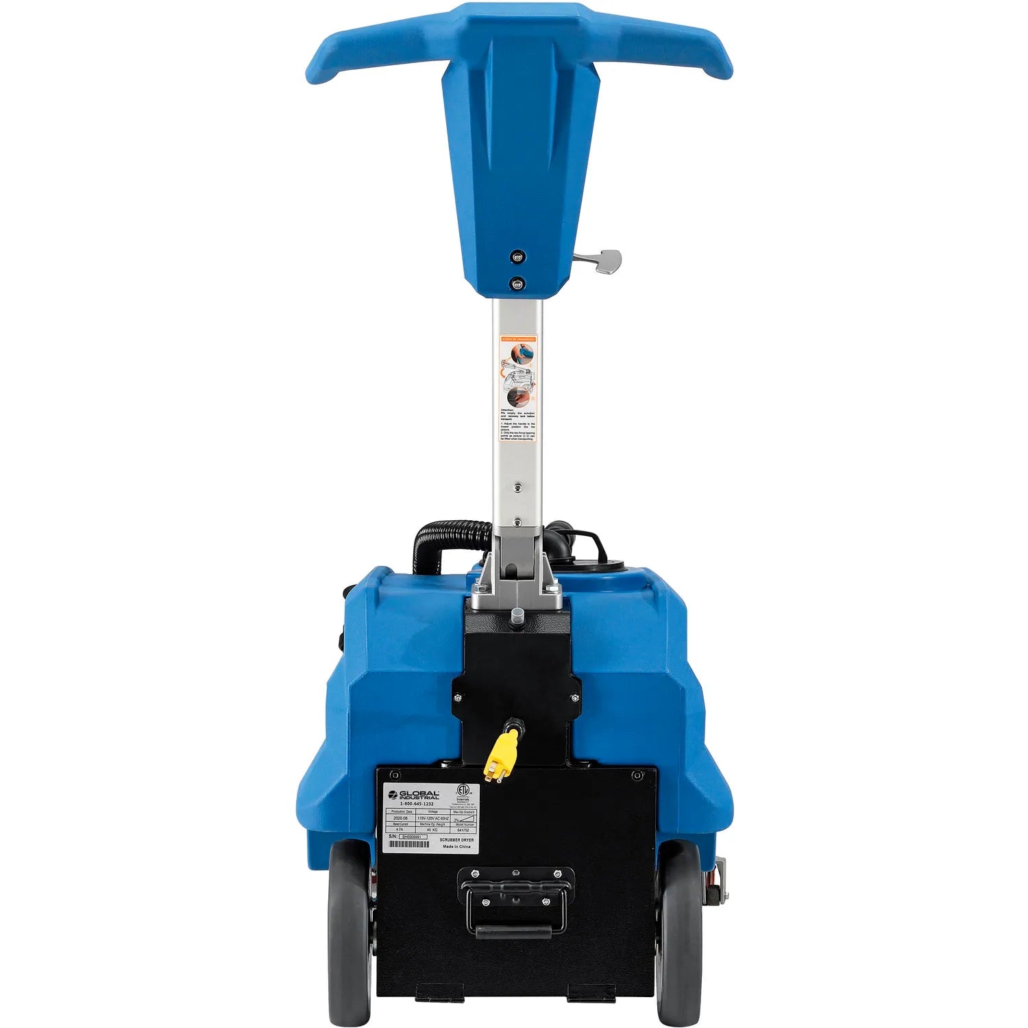 Global Industrial™ Electric Walk-Behind Corded Auto Floor Scrubber, 13" Cleaning Path