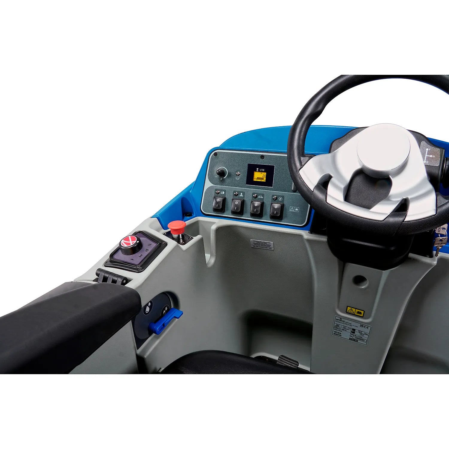 Global Industrial™ Recirculating Water Auto Ride-On Floor Scrubber, 34" Cleaning Path