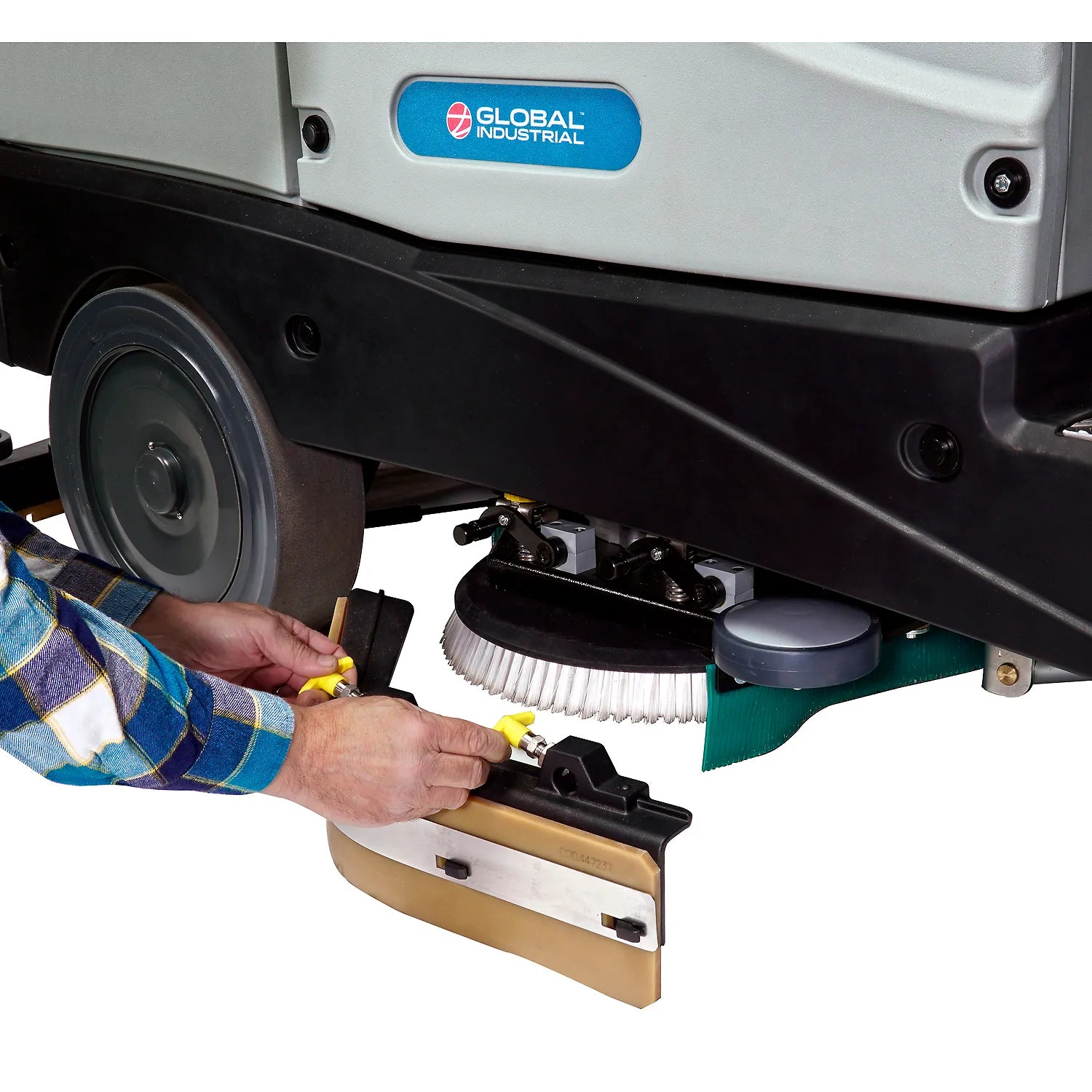 Global Industrial™ Recirculating Water Auto Ride-On Floor Scrubber, 34" Cleaning Path