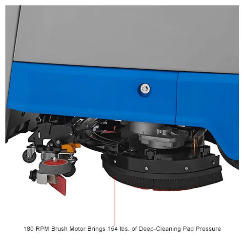 NEW - Global Industrial™ Auto Stand-On Floor Scrubber, 24" Cleaning Path
