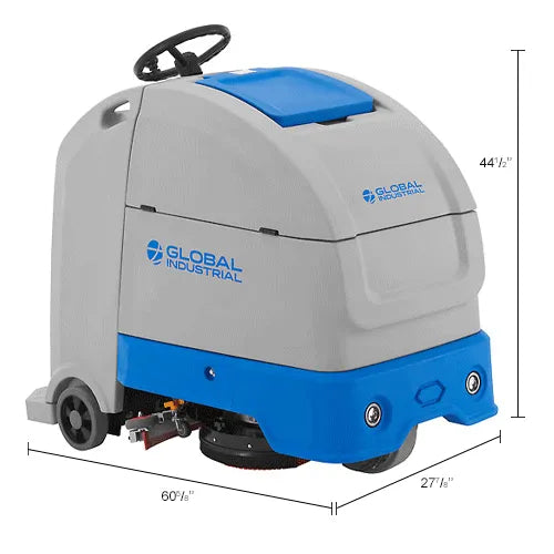NEW - Global Industrial™ Auto Stand-On Floor Scrubber, 24" Cleaning Path